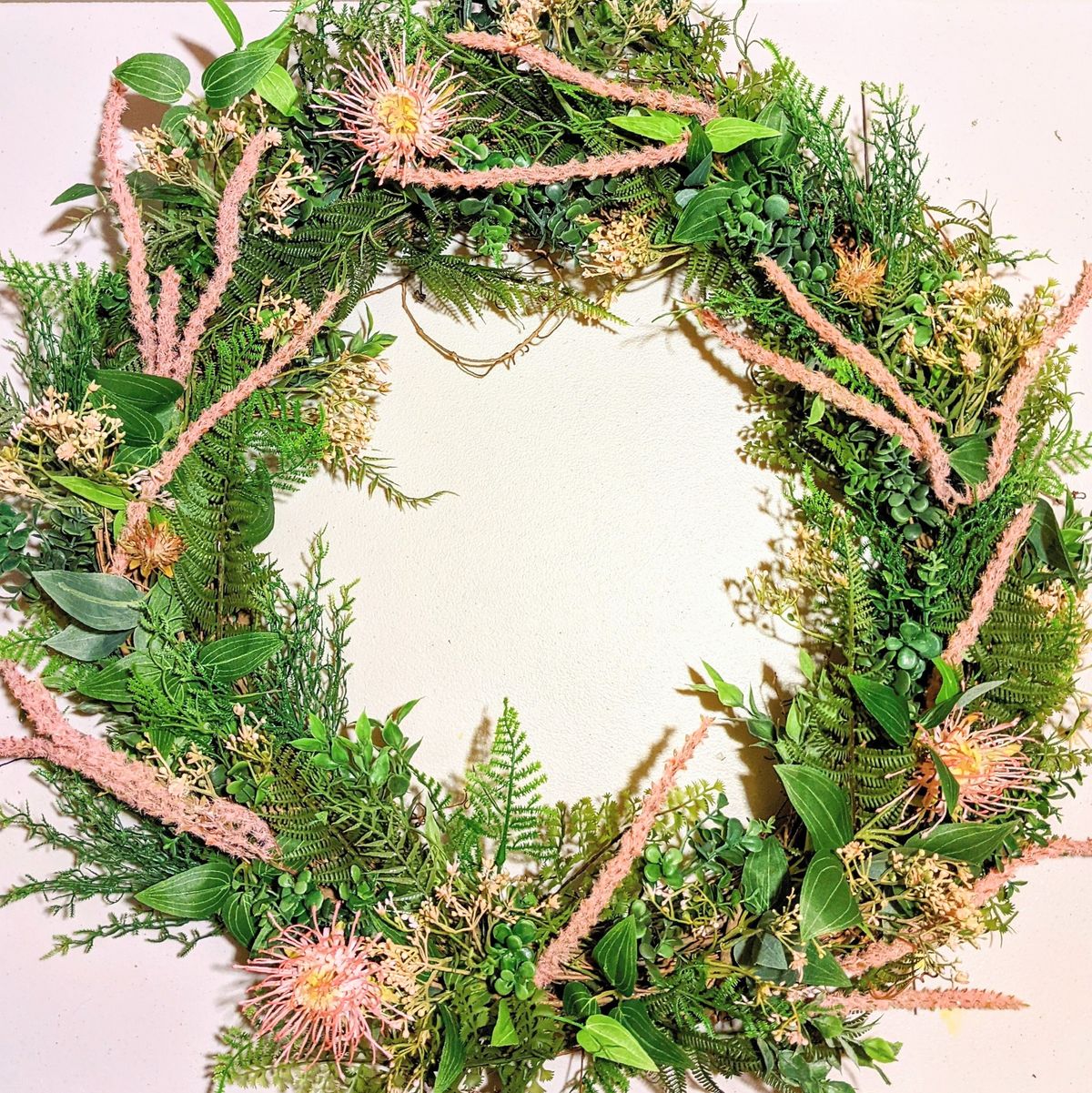 Finished workshop floral creations