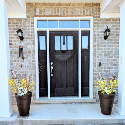 Contemporary container garden