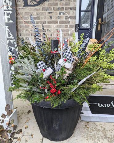 Refined container garden styling